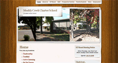 Desktop Screenshot of muddycreekcharterschool.org