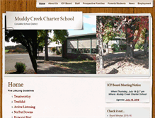 Tablet Screenshot of muddycreekcharterschool.org